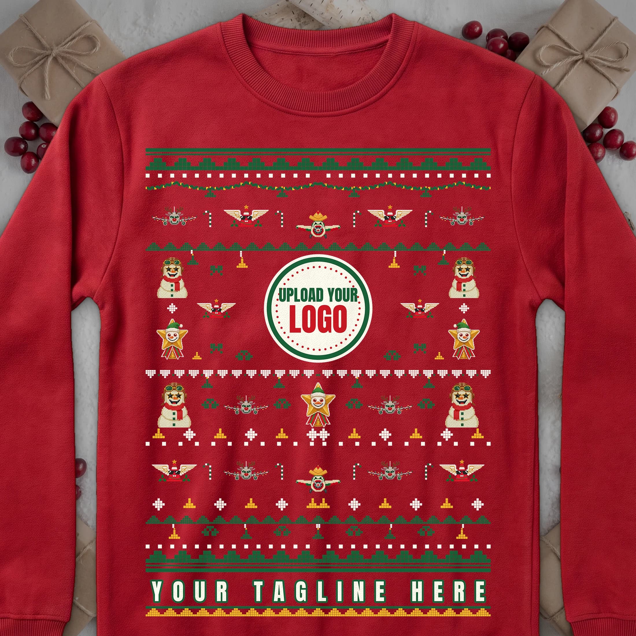 Air Force ugly Christmas sweater