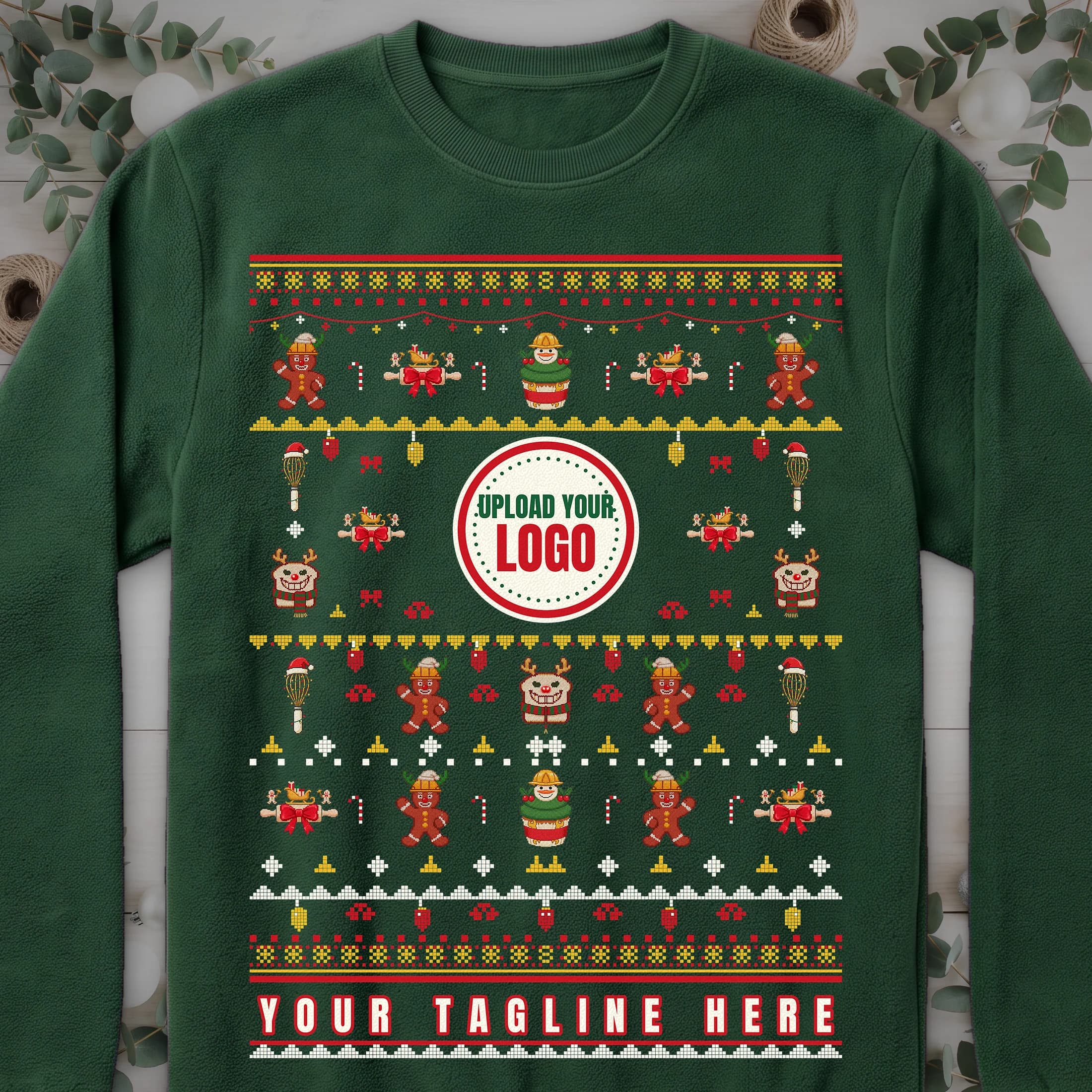 Bakeries ugly Christmas sweater