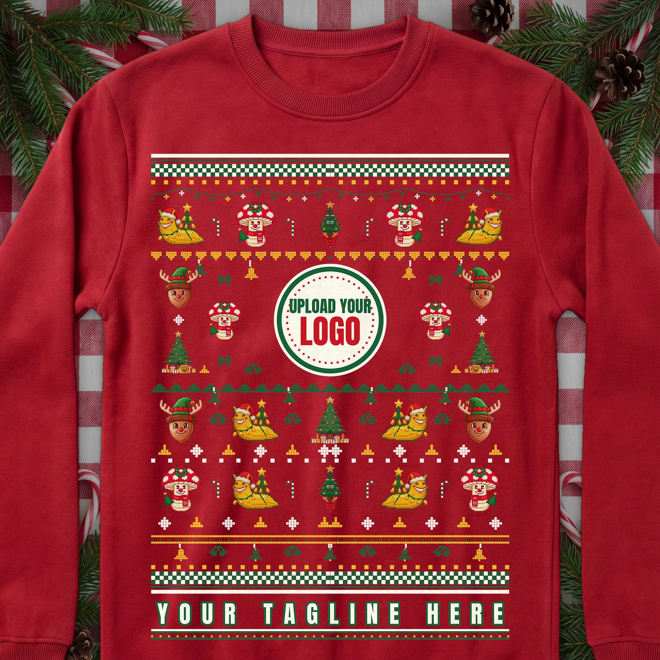 Banana slugs ugly Christmas sweater