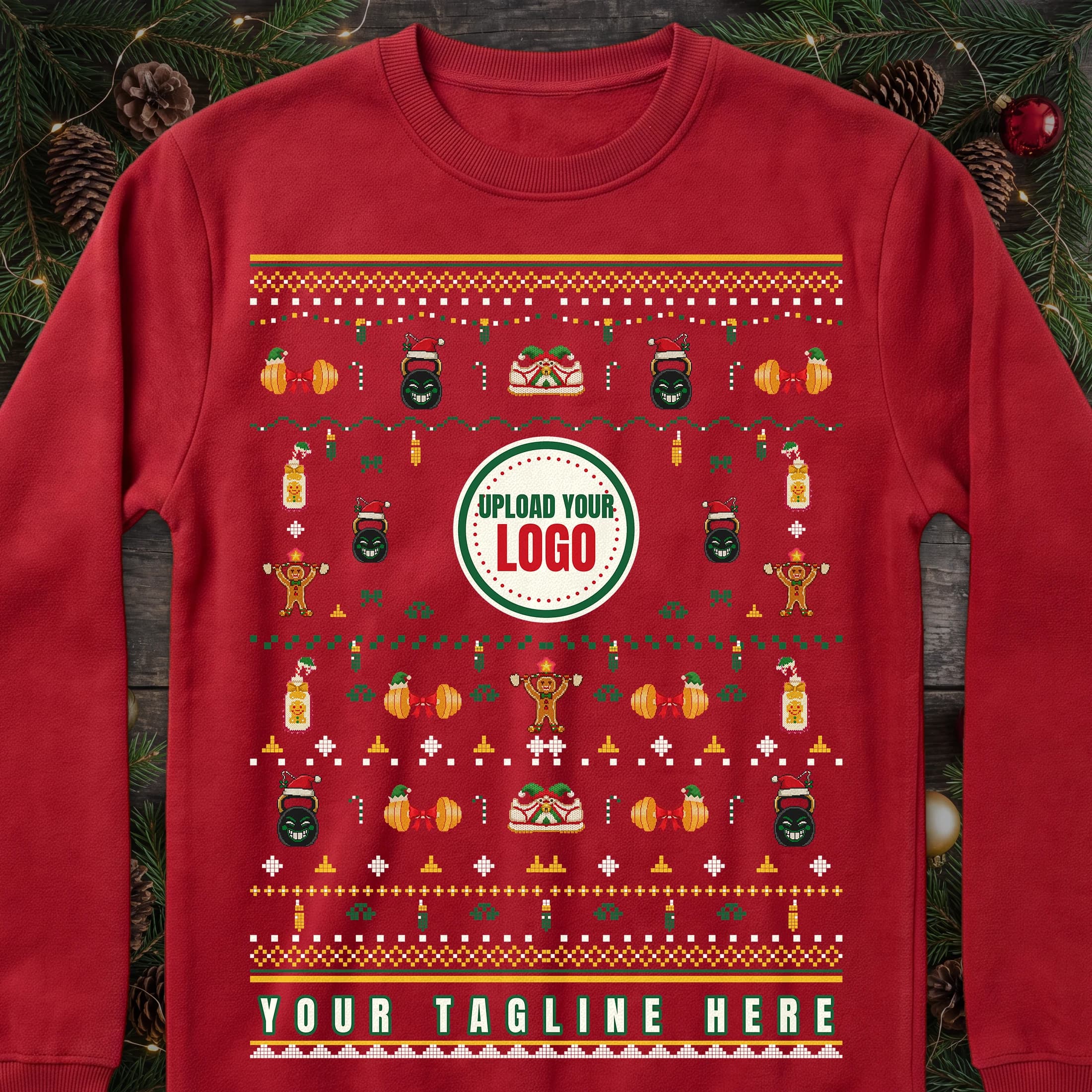 Gyms ugly Christmas sweater