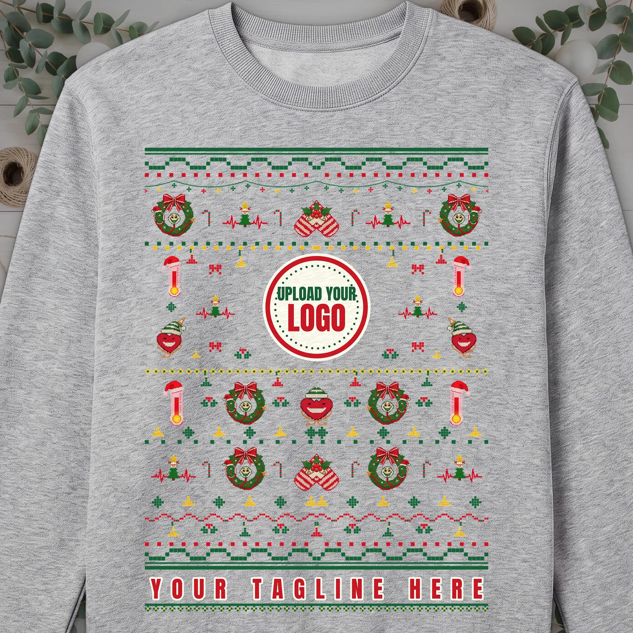 Healthcare ugly Christmas sweater