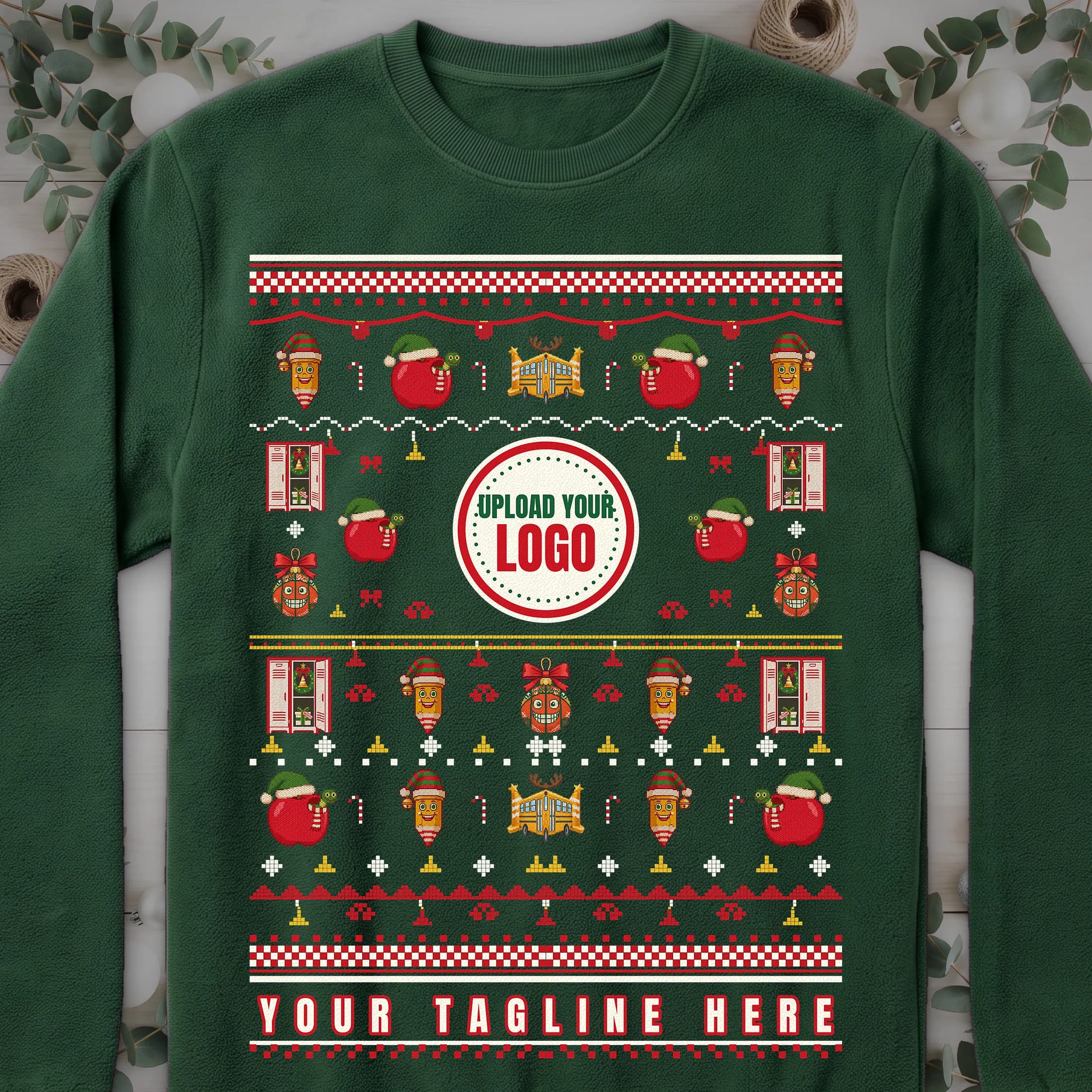 High schools ugly Christmas sweater