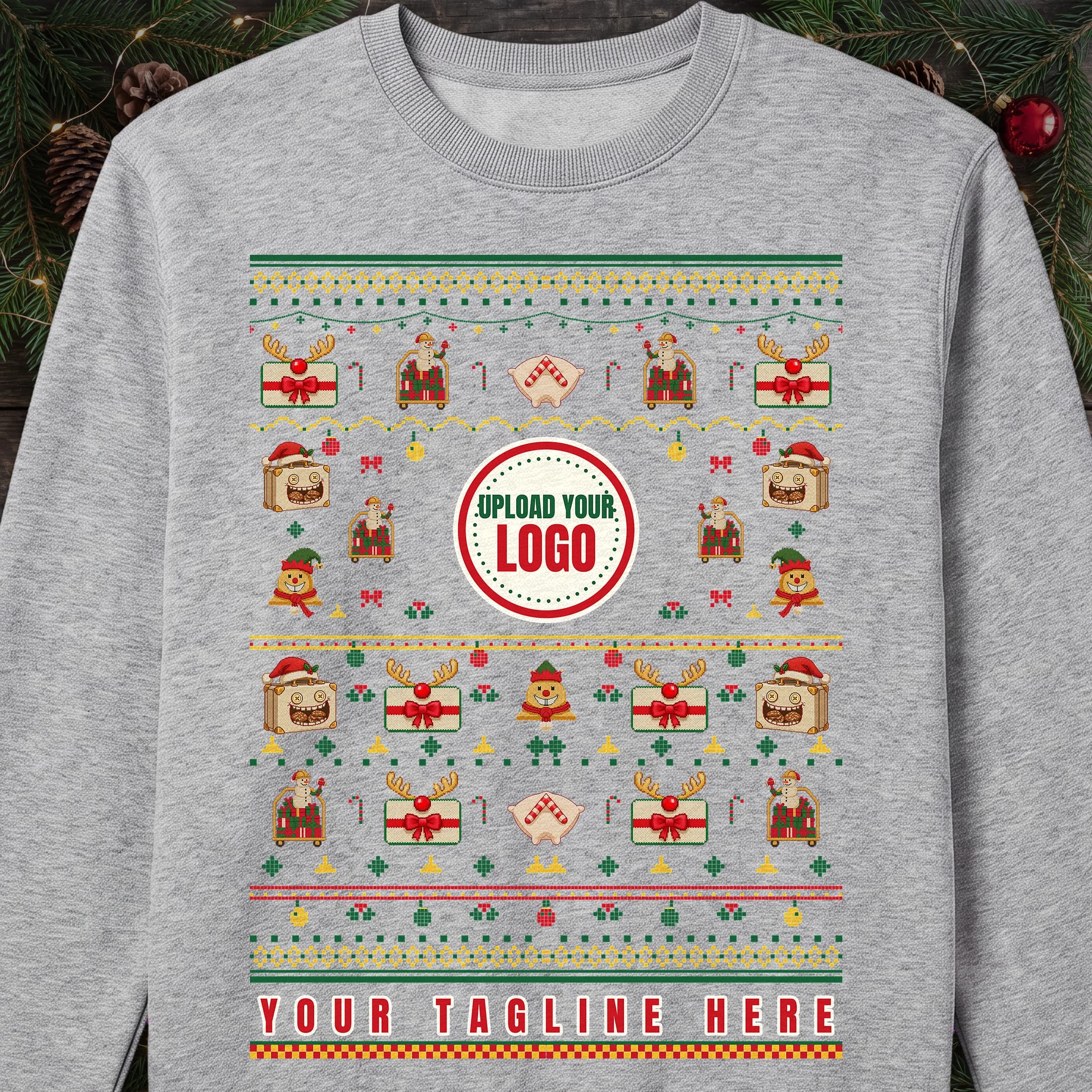 Hotels/Motels ugly Christmas sweater