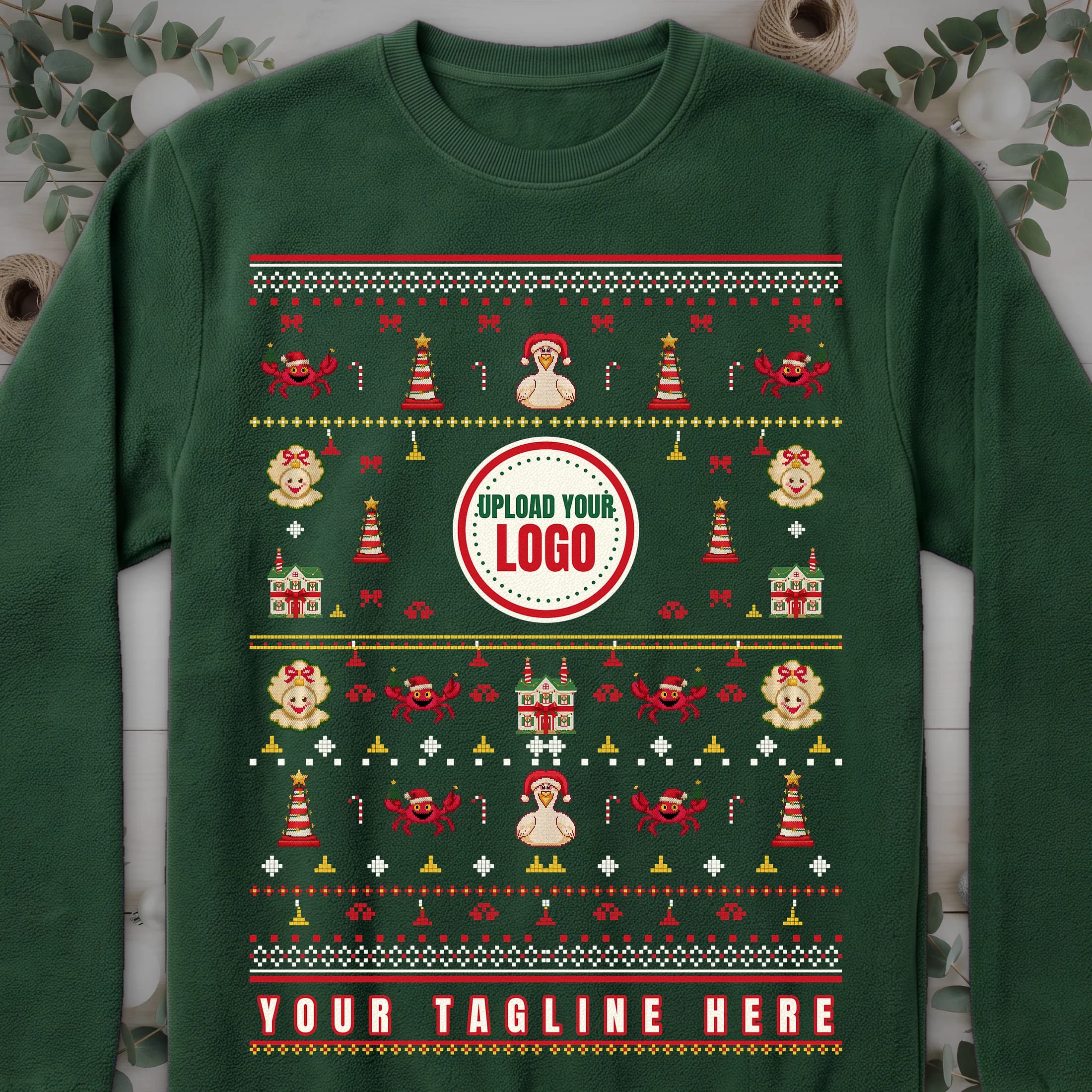 Humboldt Bay ugly Christmas sweater