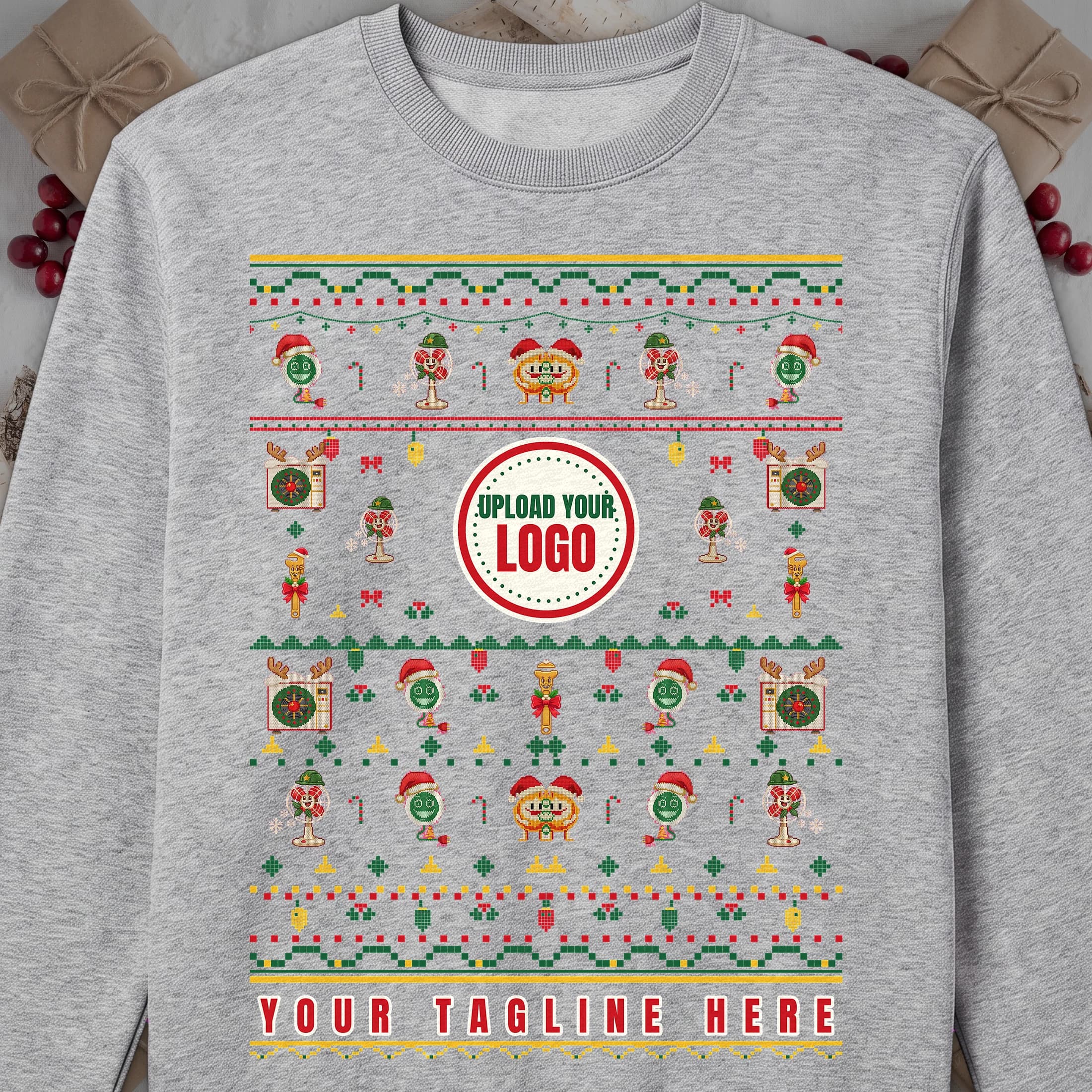 HVAC ugly Christmas sweater
