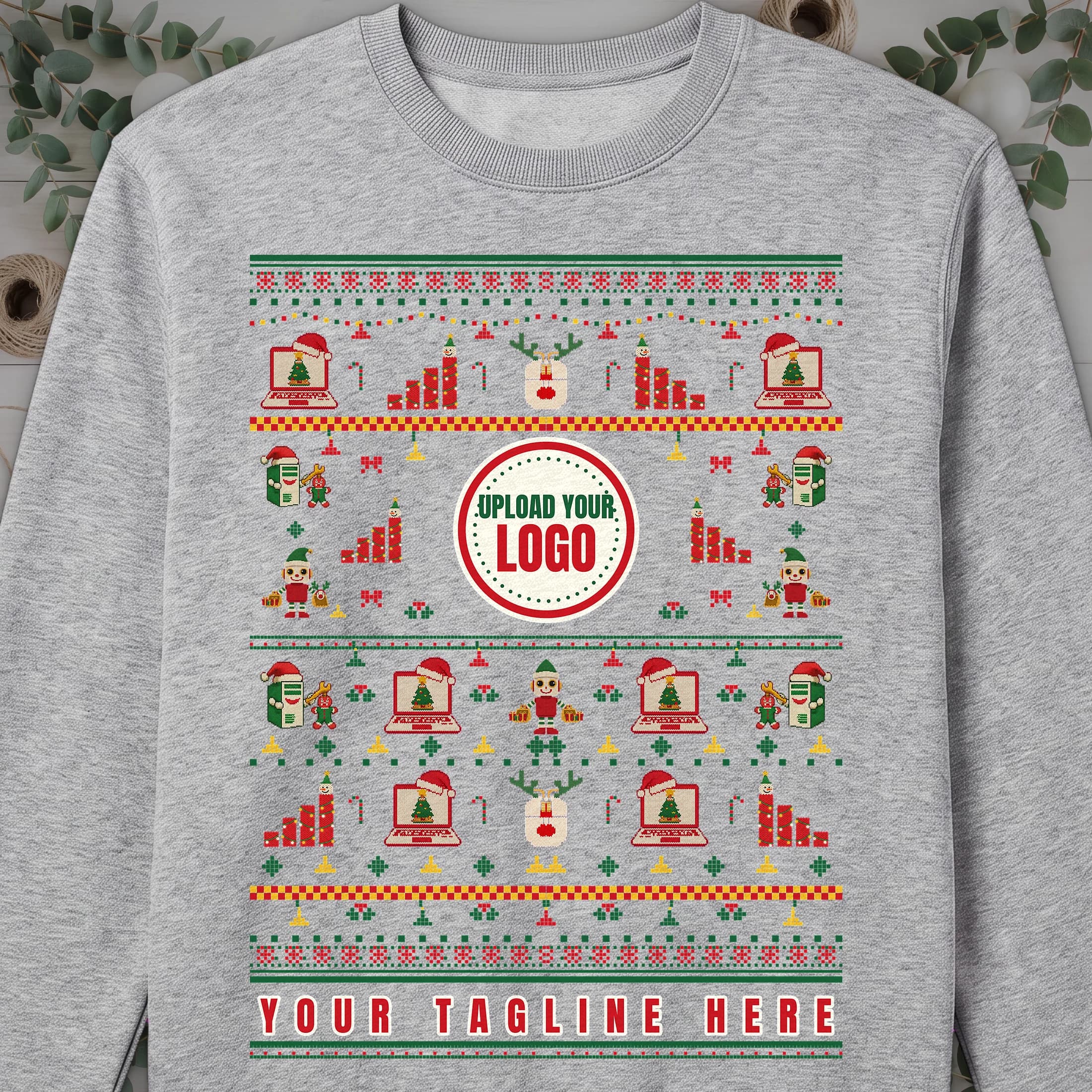 IT & tech ugly Christmas sweater