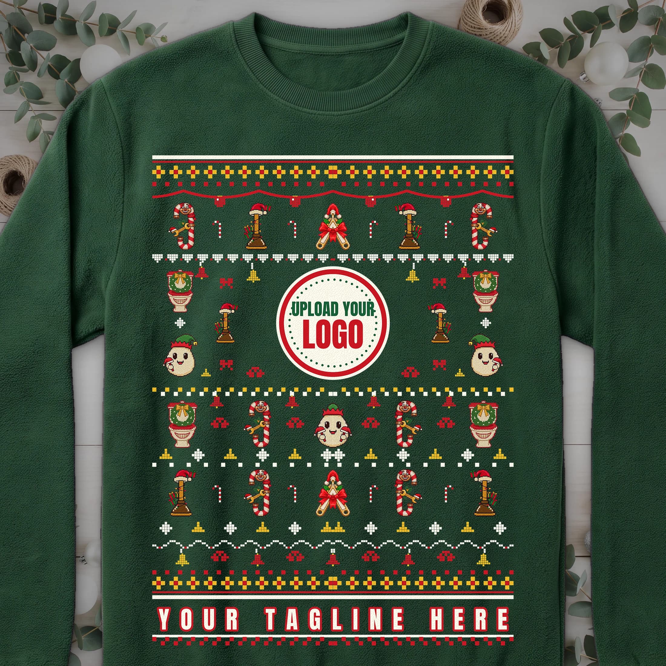 Plumbing ugly Christmas sweater