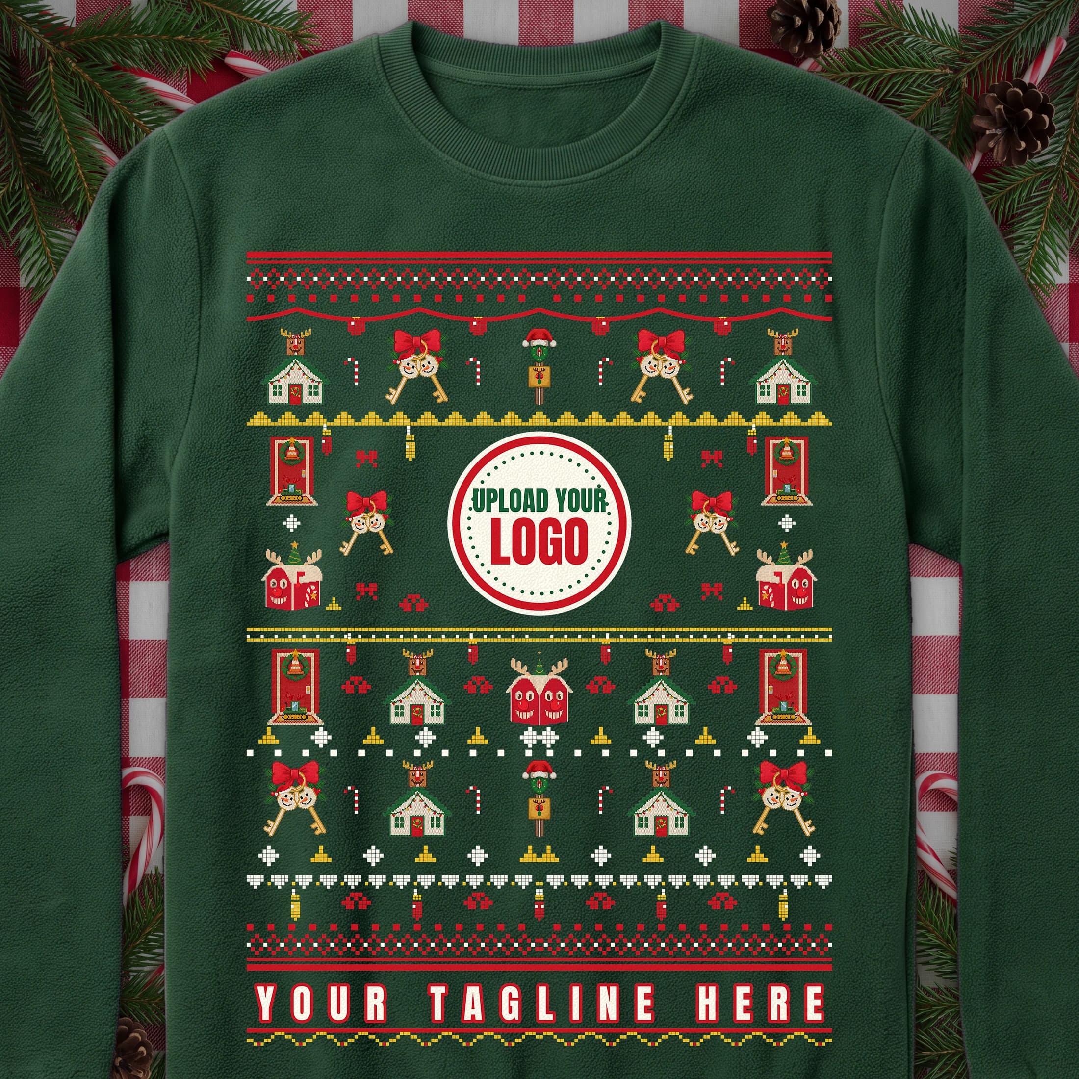 Real estate ugly Christmas sweater