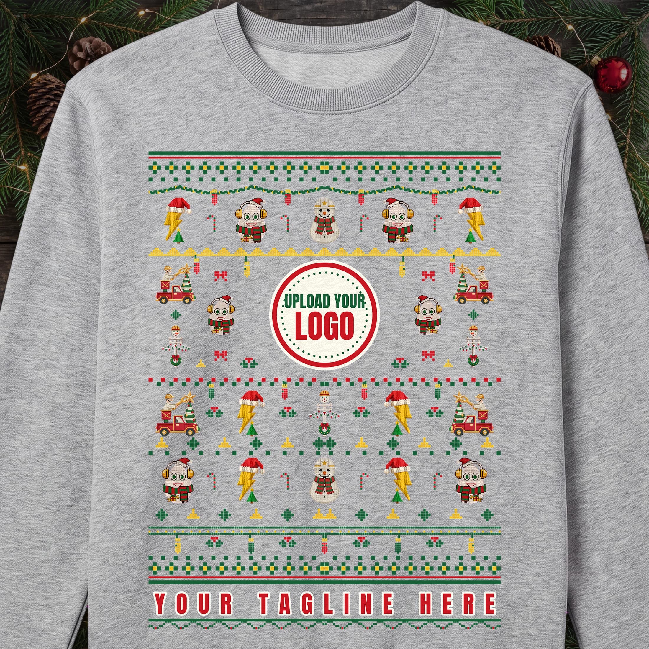 Utilities ugly Christmas sweater