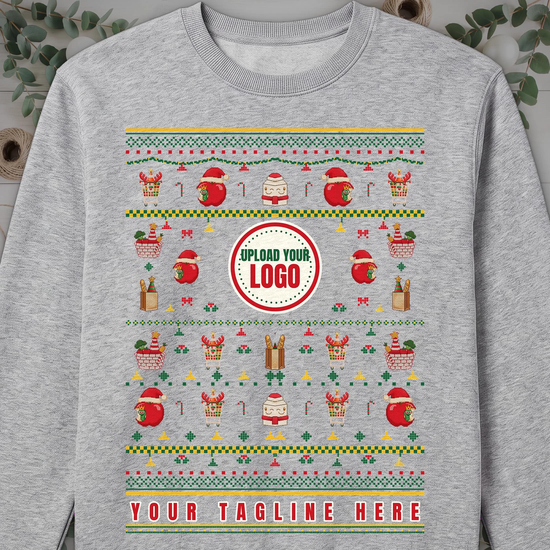 Grocery stores ugly Christmas sweater