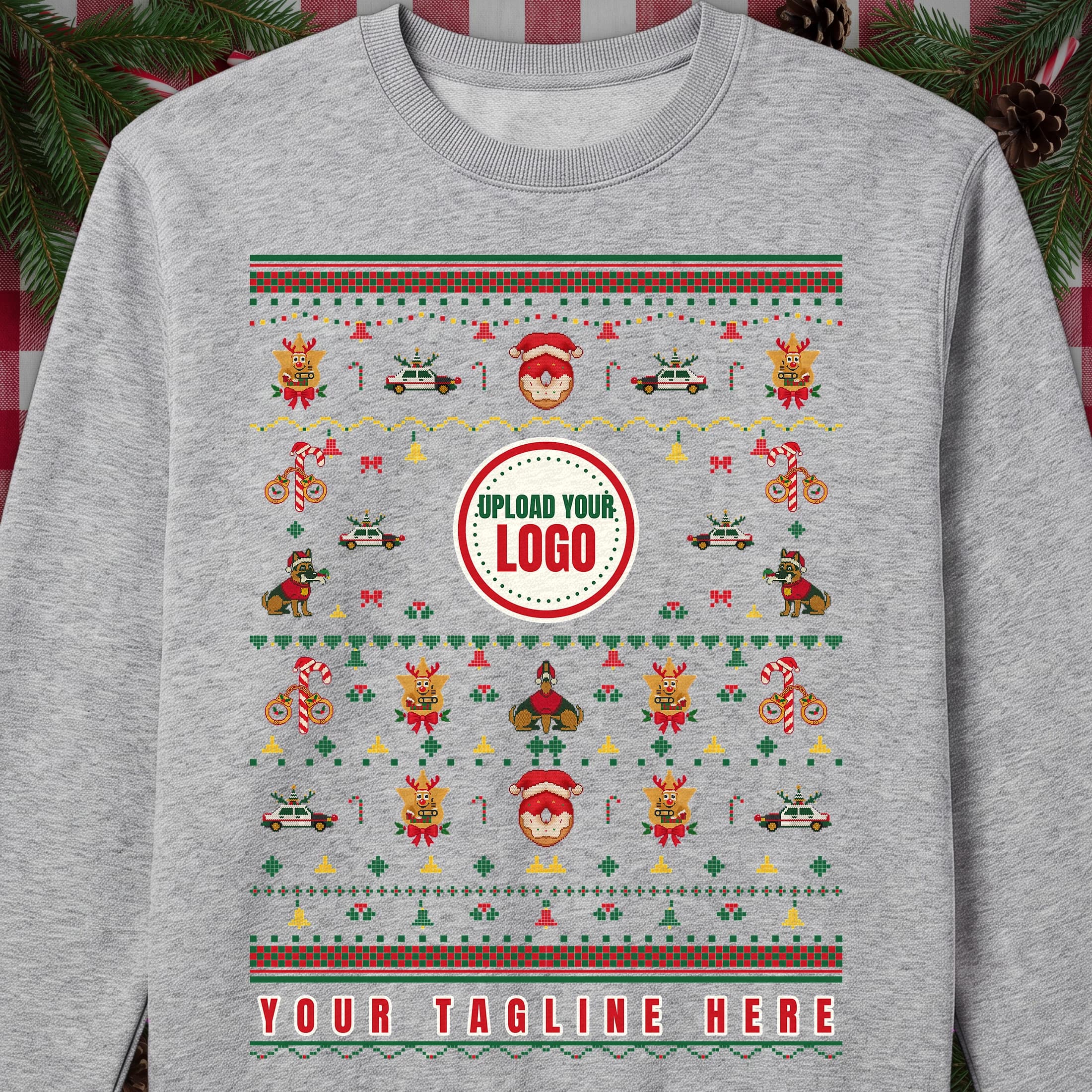 Police ugly Christmas sweater