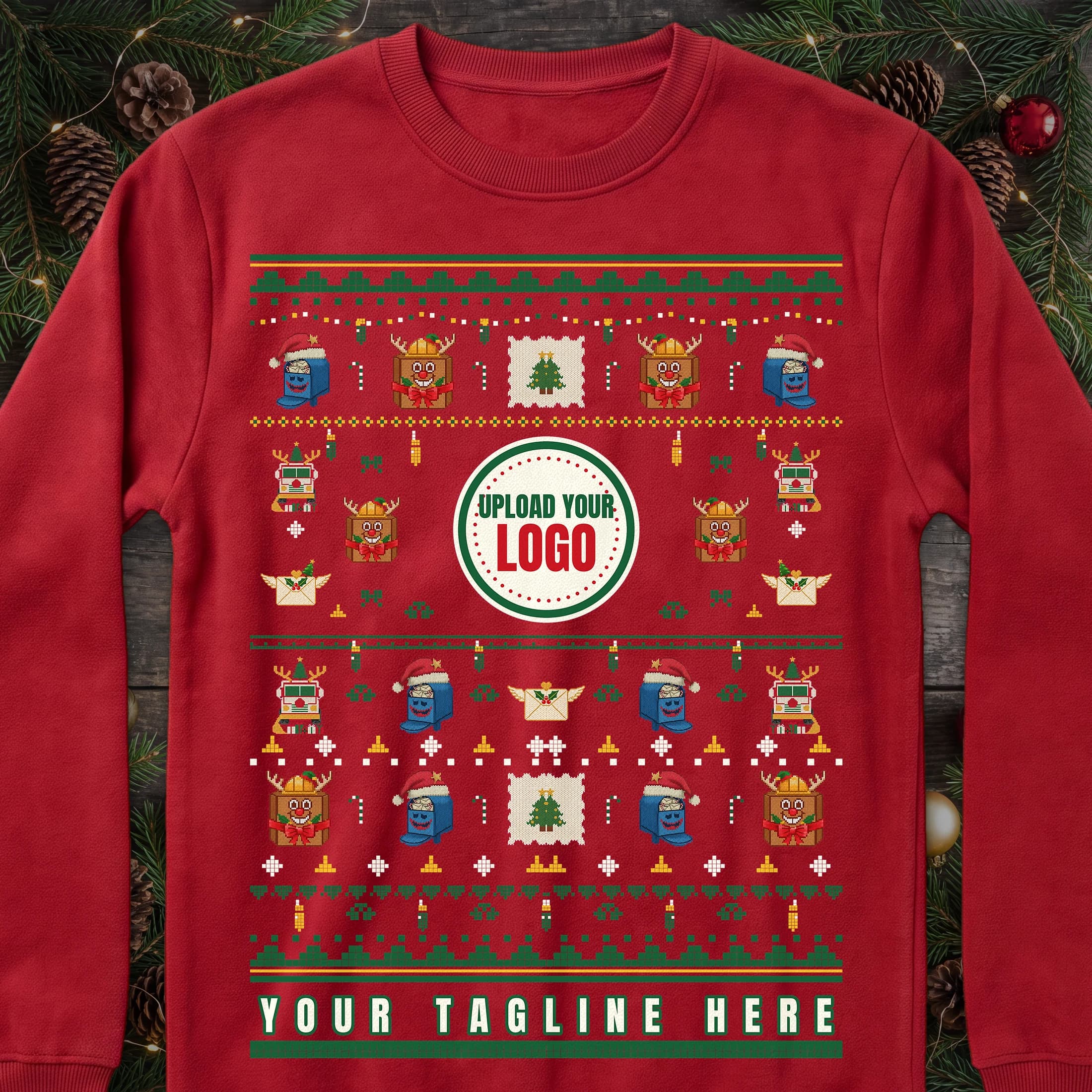 Post Offices/Shipping ugly Christmas sweater