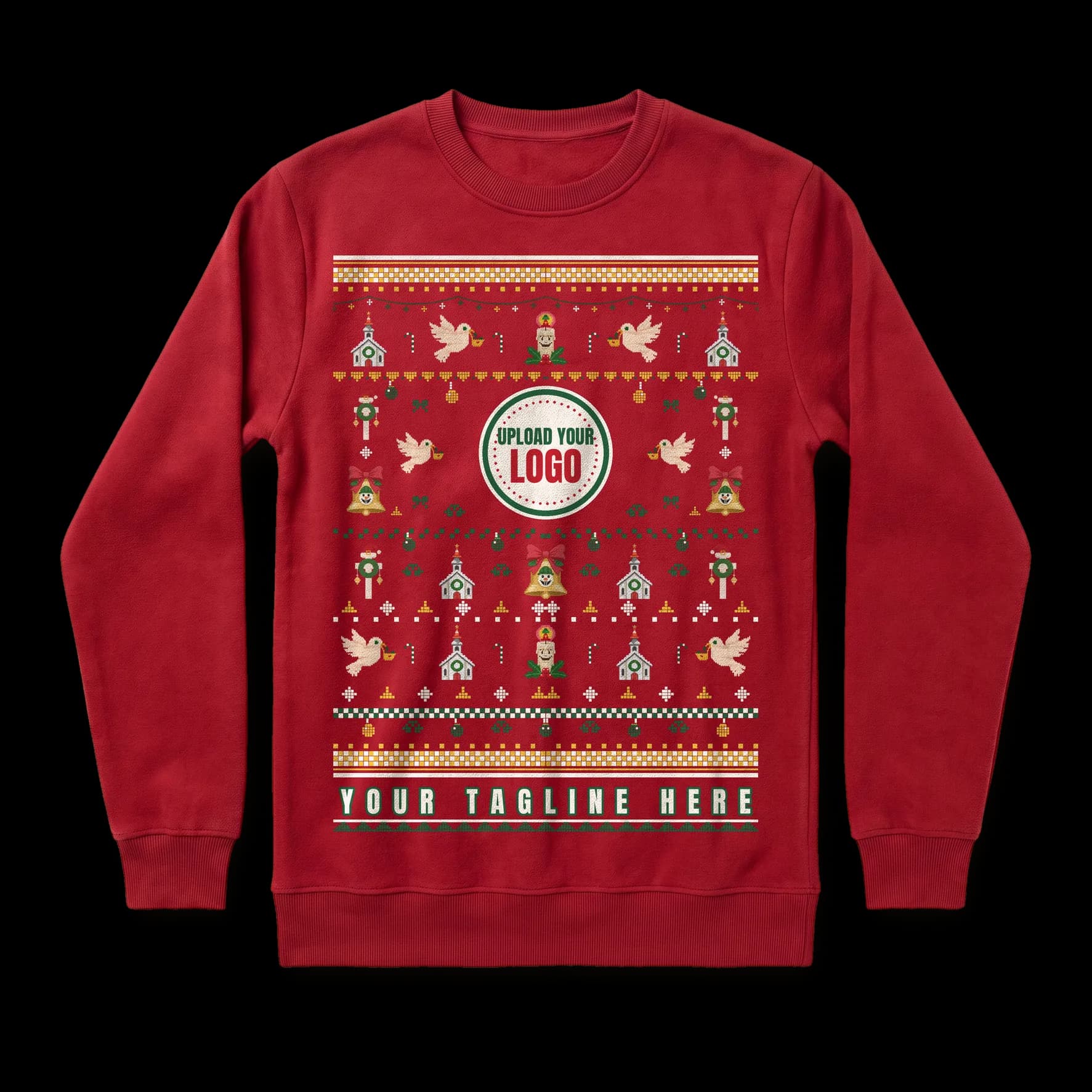 Churches red mockup