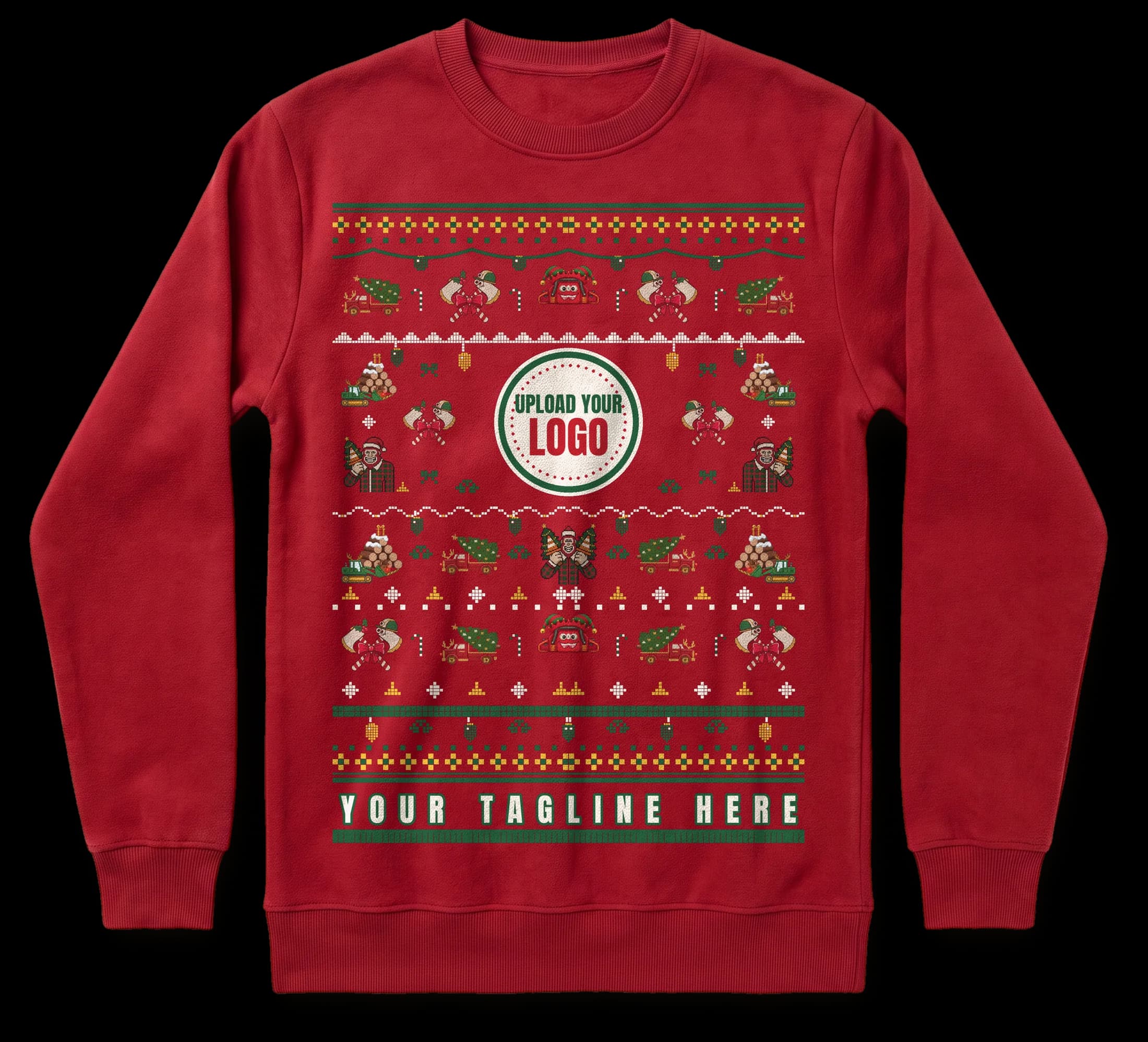 logging red mockup